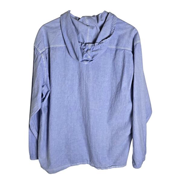 VINTAGE Fresh Produce 100% Cotton Full Zip Lightwetight Hooded Jacket XL - Picture 2 of 8